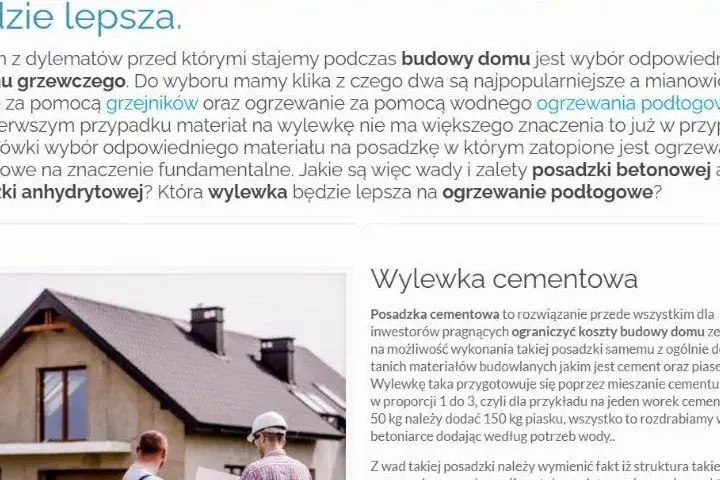 Wylewka anhydrytowa czy cementowa? Która lepsza na podłogówkę?