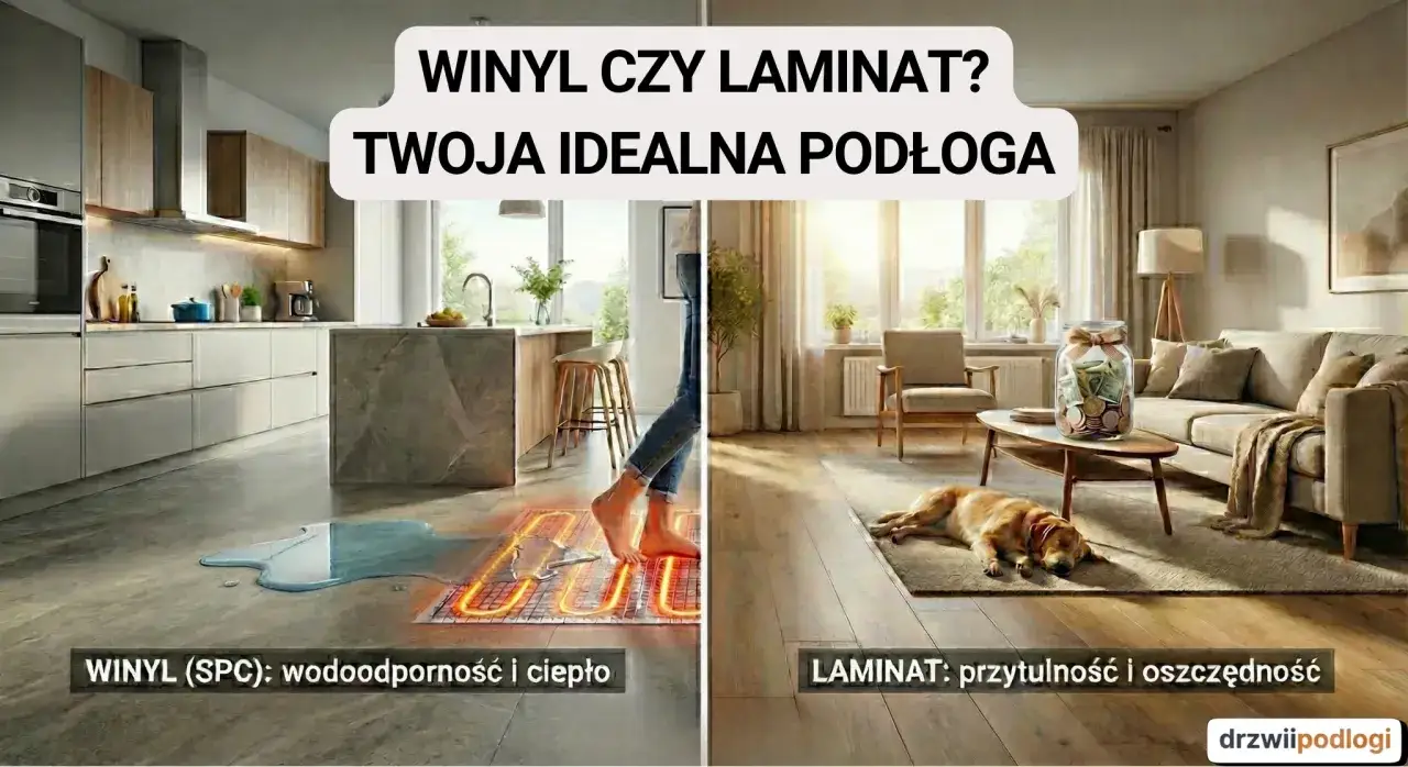 Wybierasz jakie panele na ogrzewanie podłogowe? Winylowe SPC są wodoodporne, a laminowane przytulne i oszczędne.